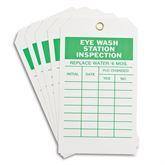 Eyewash Inspection Tags 5.75"H x 3"W ,10 / pk - Axiom Medical Supplies