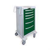 6-Drawer Med Jr Aluminum Carts 6-Drawer with Lever Lock • 45"H ,1 Each - Axiom Medical Supplies