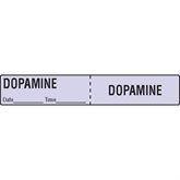 Dopamine IV Tubing Medication Label Dopamine ,500 / roll - Axiom Medical Supplies