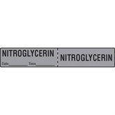 Nitroglycerin IV Tubing Medication Label Nitroglycerin ,500 / roll - Axiom Medical Supplies