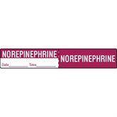 Norepinepherine IV Tubing Medication Label Norepinepherine ,500 / roll - Axiom Medical Supplies
