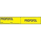 Propofol IV Tubing Medication Label Propofol ,500 / roll - Axiom Medical Supplies