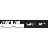 Vasopressin IV Tubing Medication Label Vasopressin ,500 / roll - Axiom Medical Supplies