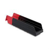 Indicator Bins Indicator Bin 17-7/8 x 4-1/8 x 4 Black/Red ,12 / pk - Axiom Medical Supplies