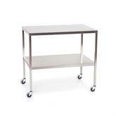 Stainless Steel Instrument Table with Shelf 33"L x 18"W x 34"H ,1 Each - Axiom Medical Supplies