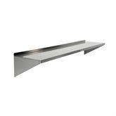 Stainless Steel Wall Shelf 90"W • 3 Supports ,1 Each - Axiom Medical Supplies