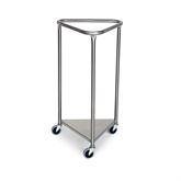 Stainless Steel Triangular Hamper 18"Dia ,1 Each - Axiom Medical Supplies