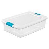 Clear Latchable Boxes 23.75"L x 16"W x 6.875"H • 32qt/30l ,2 / pk - Axiom Medical Supplies