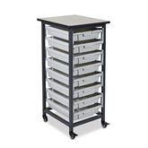Mobile Bin System 8 Small Bins ,1 Each - Axiom Medical Supplies
