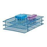 13mm Jumbo Wire Tube Rack For 13mm/3mL, 5mL, 7mL Tubes • Holds 176 • 11.75"L x 7.75"W x 2.5"H ,1 Each - Axiom Medical Supplies