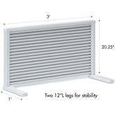 LabWall Mobile Cart and Benchtop Panels MarketLab Single-Sided Benchtop LabWall Panels ,1 Each - Axiom Medical Supplies
