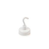Magnetic Hooks and Clips 1"Dia • 9lb Capacity • White ,12 / pk - Axiom Medical Supplies
