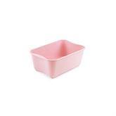 Rectangular Wash Basins 3.5qt • Dusty Rose ,100 per Paxk - Axiom Medical Supplies