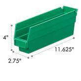 4 Inch High Shelf Bins 2.75"W x 11.625"D* ,1 Each - Axiom Medical Supplies