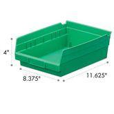 4 Inch High Shelf Bins 8.375"W x 11.625"D ,1 Each - Axiom Medical Supplies