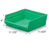 4 Inch High Shelf Bins 11.125"W x 11.625"D ,1 Each - Axiom Medical Supplies