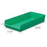 4 Inch High Shelf Bins 11.125"W x 23.625"D ,1 Each - Axiom Medical Supplies