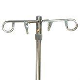 4-Leg Heavy Base IV Stand with 4 Hooks 4 Hooks ,1 Each - Axiom Medical Supplies