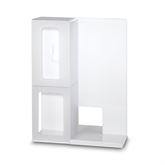 MarketLab Desktop Health and Hygiene Centers Desktop Hygiene Station • 12.25"W x 5.562"D x 17.187"H ,1 Each - Axiom Medical Supplies