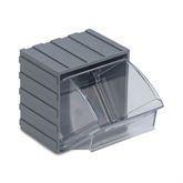 Interlocking Tilt Bins 4.06"W x 3.625"D x 4.25"H ,1 Each - Axiom Medical Supplies