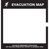 Evacuation Map Holders Holds 8.5" x 11" Insert ,1 Each - Axiom Medical Supplies