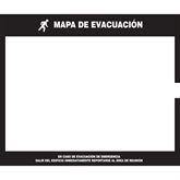 Evacuation Map Holders Holds 11" x 17" Insert • Spanish ,1 Each - Axiom Medical Supplies