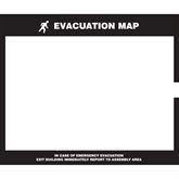 Evacuation Map Holders Holds 11" x 17" Insert • Glow ,1 Each - Axiom Medical Supplies