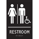 Restroom Signage 9" x 6" ,1 Each - Axiom Medical Supplies