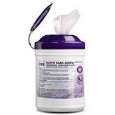 Super Sani-Cloth Germicidal Wipes Super • 55% Alcohol • 160/canister ,1 Each - Axiom Medical Supplies