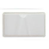 SuperScan Clear Label Holder Adhesive • Top Load • for Label Size 3.5"W x 2"H ,Pack oF 25 - Axiom Medical Supplies