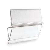 Clear Clip On Bin Label Holder For Label Size 3"W x 1"H ,Pack oF 25 - Axiom Medical Supplies