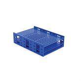 13mm-16mm Monster Rack 13mm-16mm • Holds 120 tubes • 10.25"W x 13.25"L x 3.5"H • Blue ,1 Each - Axiom Medical Supplies