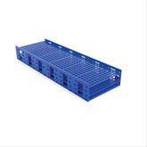 10mm-13mm Double Monster Racks 10-13mm • Holds 432 tubes • 9"W x 26.4"L x 3.1"H • Blue ,1 Each - Axiom Medical Supplies