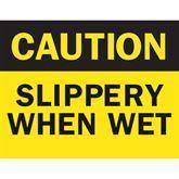 Safety Sign Inserts Slippery When Wet ,6 / pk - Axiom Medical Supplies