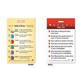 Order of Draw Badge Card Badge Card • 2.375"W x 3.625"L ,10 / pk - Axiom Medical Supplies