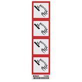 Vinyl GHS CORROSIVE Labels 2" • Paper ,4 / pk - Axiom Medical Supplies