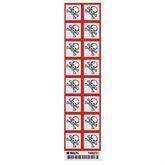 Vinyl GHS SEVERE TOXIC Labels 1" • Vinyl ,16 / pk - Axiom Medical Supplies