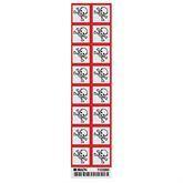 Vinyl GHS SEVERE TOXIC Labels 1" • Paper ,16 / pk - Axiom Medical Supplies