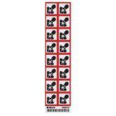 Vinyl GHS HEALTH DANGER Labels 1" • Vinyl ,16 / pk - Axiom Medical Supplies