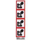 Vinyl GHS HEALTH DANGER Labels 2" • Vinyl ,4 / pk - Axiom Medical Supplies