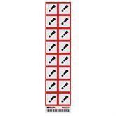 Vinyl GHS ACUTE TOXIC Labels 1" • Vinyl ,16 / pk - Axiom Medical Supplies