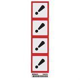 Vinyl GHS ACUTE TOXIC Labels 2" • Vinyl ,4 / pk - Axiom Medical Supplies