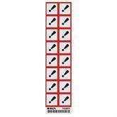 Vinyl GHS ACUTE TOXIC Labels 1" • Paper ,16 / pk - Axiom Medical Supplies