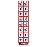 Vinyl GHS ENVIRONMENTAL Labels 1" • Vinyl ,16 / pk - Axiom Medical Supplies