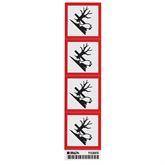 Vinyl GHS ENVIRONMENTAL Labels 2" • Paper ,4 / pk - Axiom Medical Supplies