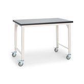 Flat Surface Accessioning Benches With Casters ,1 Each - Axiom Medical Supplies