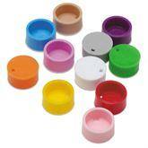 External Thread Cryovials Cap Inserts for Cryovials in Assorted Colors ,500 Per Pack - Axiom Medical Supplies