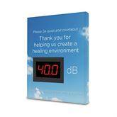Noise Level Sign for Patient Comfort Noise Level Sign for Patient Comfort • 10"W x 1"D x 12"H ,1 Each - Axiom Medical Supplies