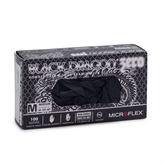 Microflex Black Dragon Zero Nitrile Gloves Black Dragon Zero Nitrile Exam Gloves, XXL ,100 / BX - Axiom Medical Supplies
