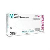 Microtouch NitraFree Nitrile Pink Exam Gloves Small ,100 / bx - Axiom Medical Supplies